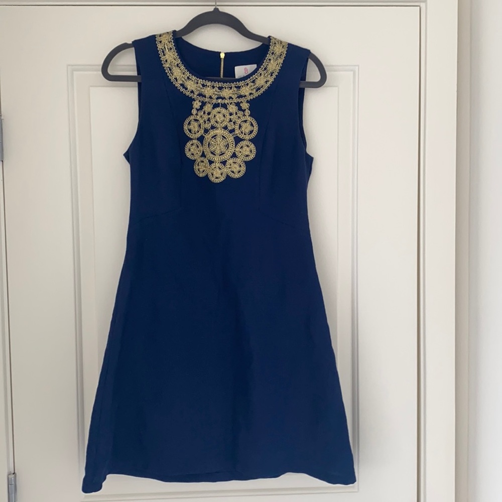 Navy blue dress